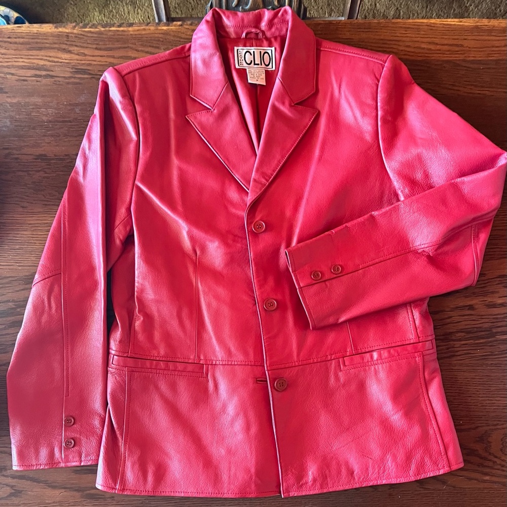 Ladies Leather Clio Jacket size Medium